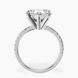 Platinum Venetia Half Eternity Lab Diamond Ring side right image one