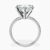 18kt White Gold Venetia Half Eternity Lab Diamond Ring side right image one