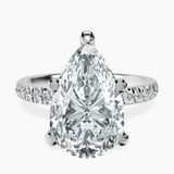 Platinum Venetia Half Eternity Lab Diamond Ring front image