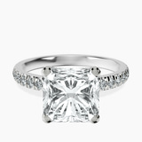 Platinum Venetia Half Eternity Lab Diamond Ring front image