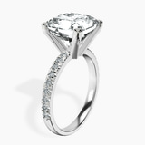 Platinum Venetia Half Eternity Lab Diamond Ring standing product image one