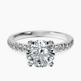 Platinum Venetia Half Eternity Lab Diamond Ring front image
