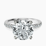 Platinum Venetia Half Eternity Lab Diamond Ring front image