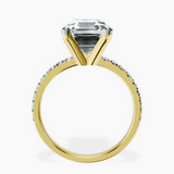 14kt Yellow Gold Venetia Half Eternity Lab Diamond Ring side right image one