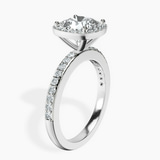 Platinum Lumina Halo Lab Diamond Eternity Ring standing product image one