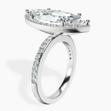 Platinum Lumina Halo Lab Diamond Eternity Ring standing product image one