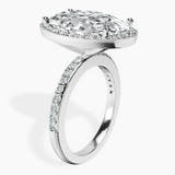 Platinum Lumina Halo Lab Diamond Eternity Ring standing product image one