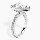 Platinum Lumina Halo Lab Diamond Eternity Ring standing product image one