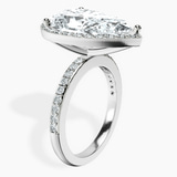 Platinum Lumina Halo Lab Diamond Eternity Ring standing product image one