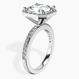 Platinum Lumina Halo Lab Diamond Eternity Ring standing product image one