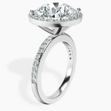 Platinum Lumina Halo Lab Diamond Eternity Ring standing product image one