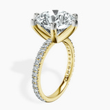 10kt Yellow Gold Zoey Six Prong Eternity Lab Diamond Ring standing product image one