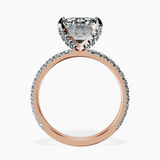 10kt Rose Gold Kylie Eternity Lab Diamond Ring side right image one
