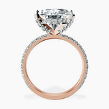 18kt Rose Gold Kylie Eternity Lab Diamond Ring side right image one