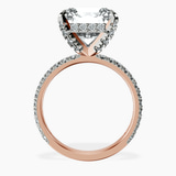 18kt Rose Gold Kylie Eternity Lab Diamond Ring side right image one