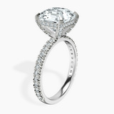 10kt White Gold Kylie Eternity Lab Diamond Ring standing product image one
