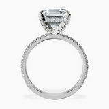 10kt White Gold Kylie Eternity Lab Diamond Ring side right image one