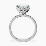 10kt White Gold Kylie Eternity Lab Diamond Ring side right image one