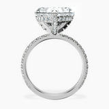 10kt White Gold Kylie Eternity Lab Diamond Ring side right image one
