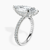 14kt White Gold Kylie Eternity Lab Diamond Ring standing product image one