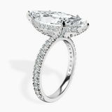 10kt White Gold Kylie Eternity Lab Diamond Ring standing product image one