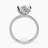 10kt White Gold Kylie Eternity Lab Diamond Ring side right image one