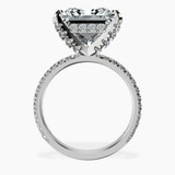 14kt White Gold Kylie Eternity Lab Diamond Ring side right image one