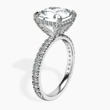 10kt White Gold Kylie Eternity Lab Diamond Ring standing product image one