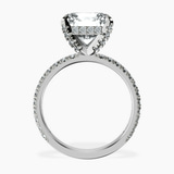 10kt White Gold Kylie Eternity Lab Diamond Ring side right image one