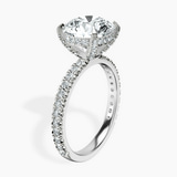 14kt White Gold Kylie Eternity Lab Diamond Ring standing product image one
