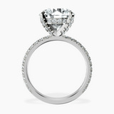 10kt White Gold Kylie Eternity Lab Diamond Ring side right image one