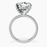 10kt White Gold Kylie Eternity Lab Diamond Ring side right image one