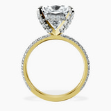 18kt Yellow Gold Kylie Eternity Lab Diamond Ring side right image one
