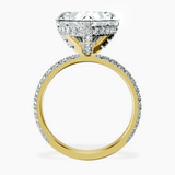 18kt Yellow Gold Kylie Eternity Lab Diamond Ring side right image one
