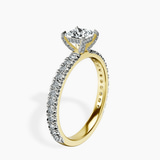 18kt Yellow Gold Kylie Eternity Lab Diamond Ring standing product image one