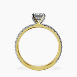 18kt Yellow Gold Kylie Eternity Lab Diamond Ring side right image one