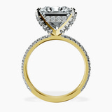 18kt Yellow Gold Kylie Eternity Lab Diamond Ring side right image one