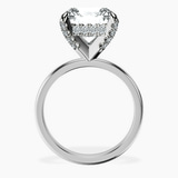 Platinum Lyla Hidden Accents Solitaire Lab Diamond Ring side right image one