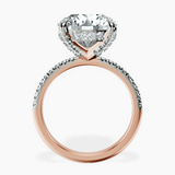 10kt Rose Gold Serena Eternity Lab Diamond Ring side right image one