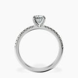 10kt White Gold Serena Eternity Lab Diamond Ring side right image one