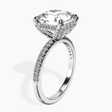10kt White Gold Serena Eternity Lab Diamond Ring standing product image one