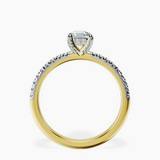 14kt Yellow Gold Serena Eternity Lab Diamond Ring side right image one