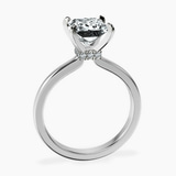14ct White Gold Mystic Secret Halo Lab Diamond Ring side right image one