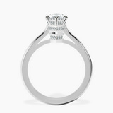 Platinum Siran Secret Halo Lab Diamond Ring side right image one