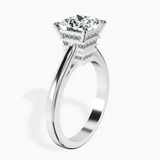 14kt White Gold Siran Secret Halo Lab Diamond Ring standing product image one
