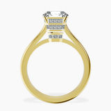 14kt Yellow Gold Siran Secret Halo Lab Diamond Ring side right image one