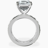 Platinum Madeline Full Eternity Lab Diamond Ring side right image one