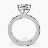 10kt White Gold Madeline Full Eternity Lab Diamond Ring side right image one