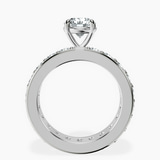 10kt White Gold Madeline Full Eternity Lab Diamond Ring side right image one