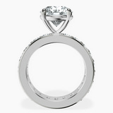 10kt White Gold Madeline Full Eternity Lab Diamond Ring side right image one